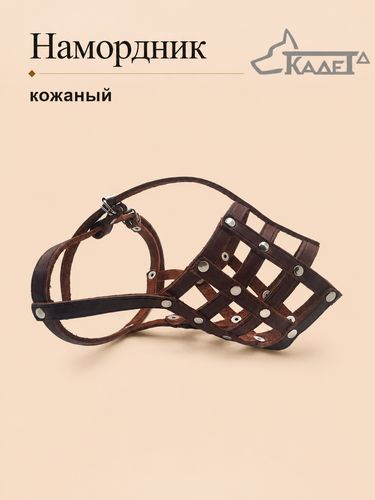 Намордник кожаный №5