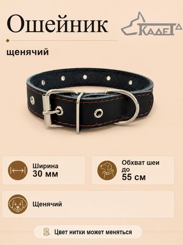 Ошейник №30 L55 (кожа)