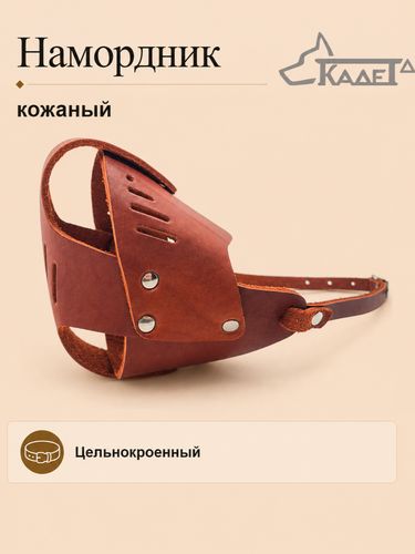 Намордник кожаный №5