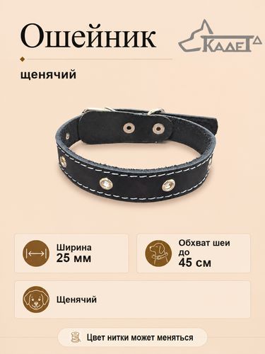 Ошейник №25 L45 (кожа)